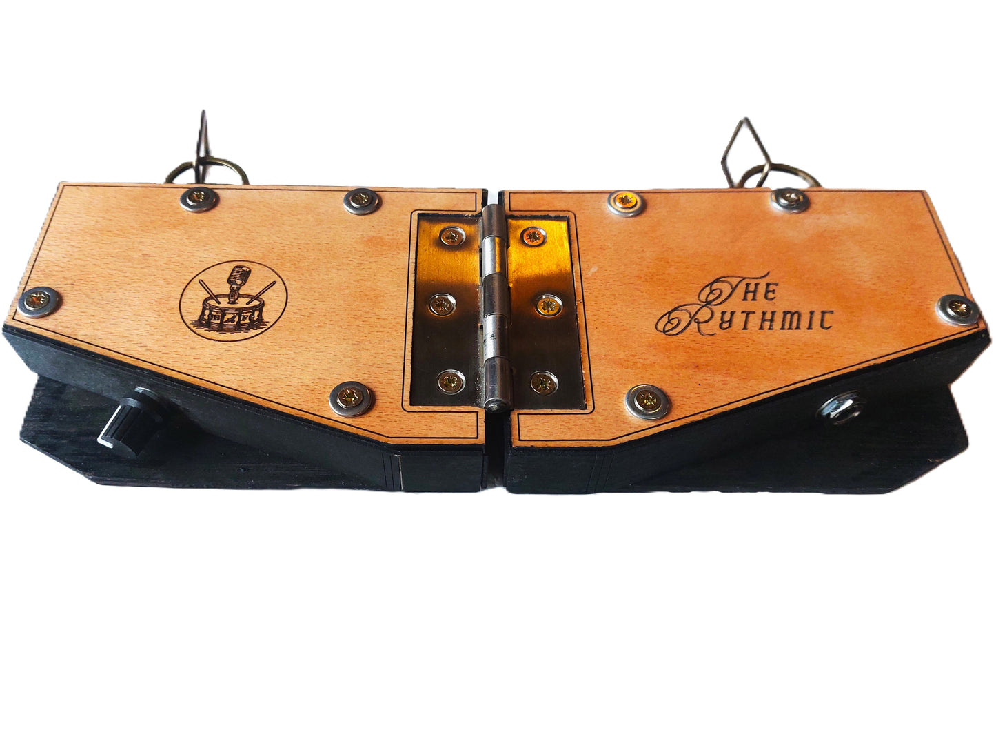 Wearable Cajon / Stomp-box. 'The Rhythmic' M3 steampunk style hand drums stompbox