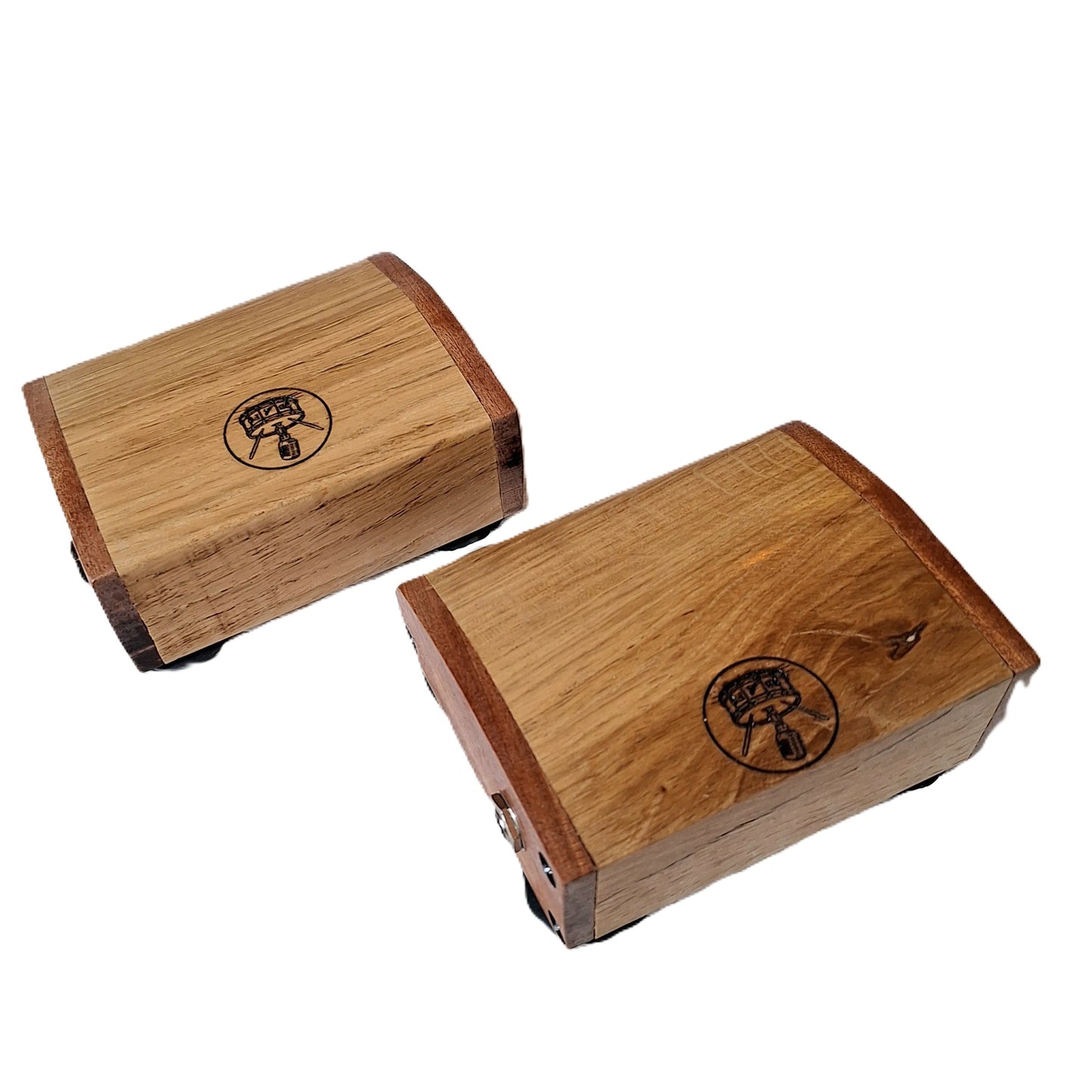 Rhyth-Mic M4 Professional Wooden Percussion Stomp Box for Live Performance and Recording