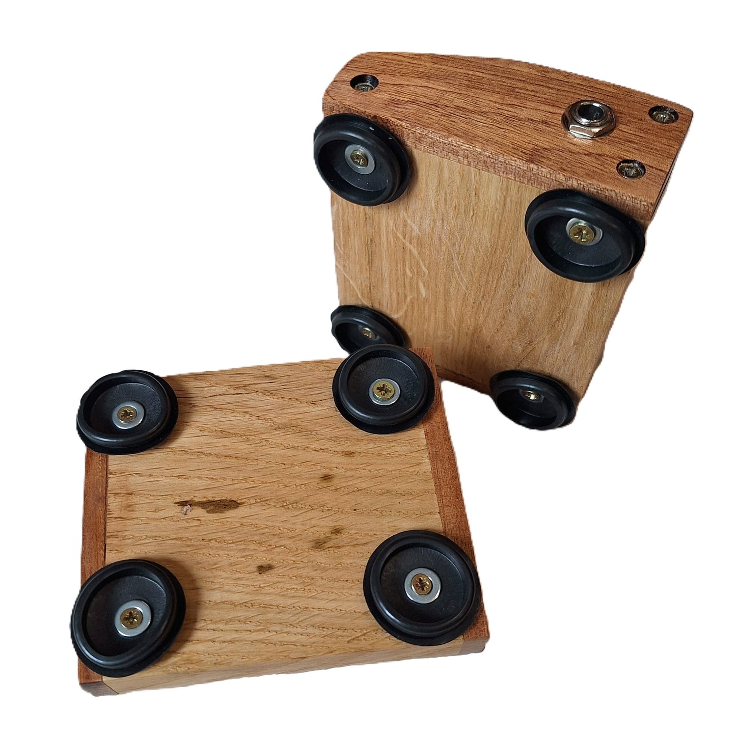 Rhyth-Mic M4 Professional Wooden Percussion Stomp Box for Live Performance and Recording