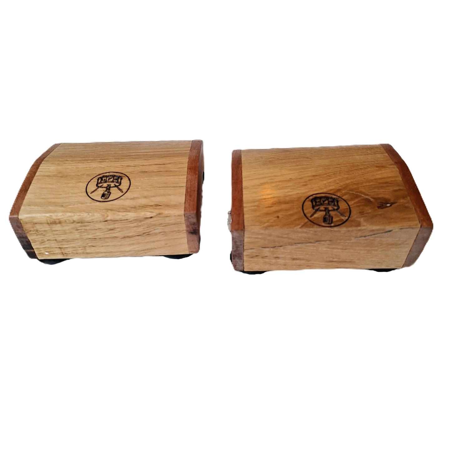 Rhyth-Mic M4 Professional Wooden Percussion Stomp Box for Live Performance and Recording