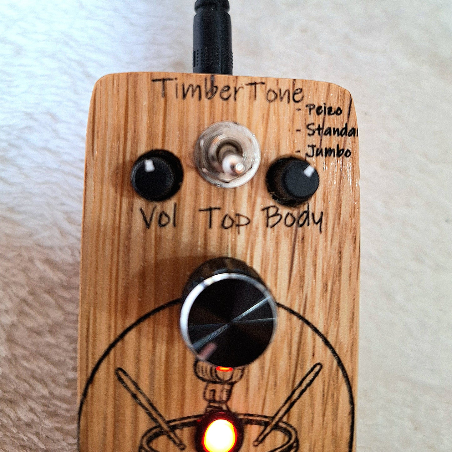 Rhyth-Mic Timber Tone acoustic guitar simulator effects pedal