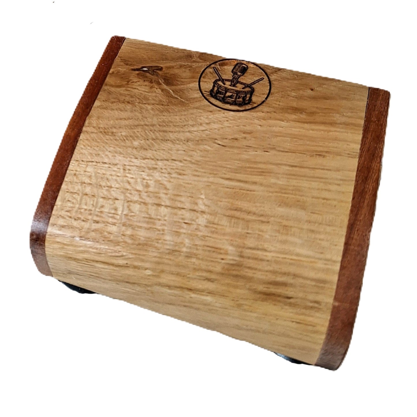 Rhyth-Mic M4 Professional Wooden Percussion Stomp Box for Live Performance and Recording