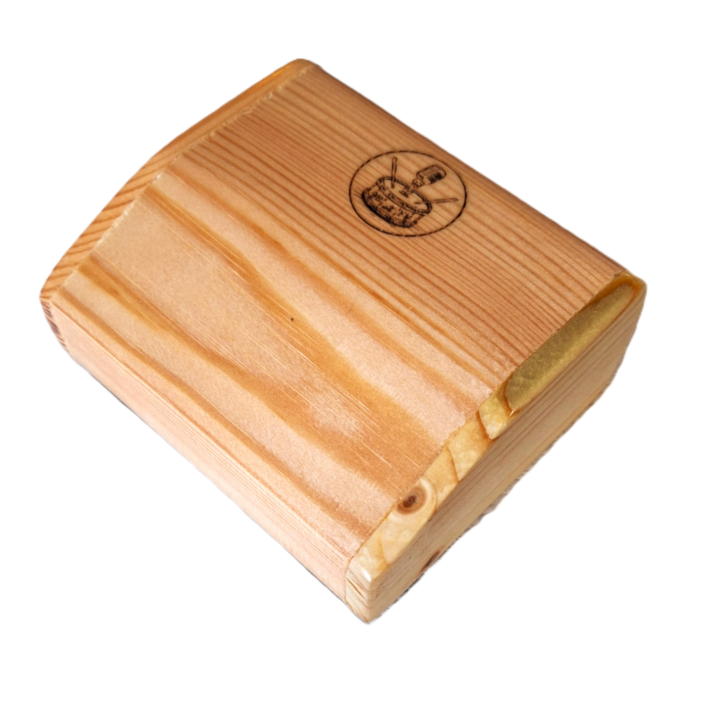 Rhyth-Mic M4a compact pinewood percussion stompbox Microphonic.