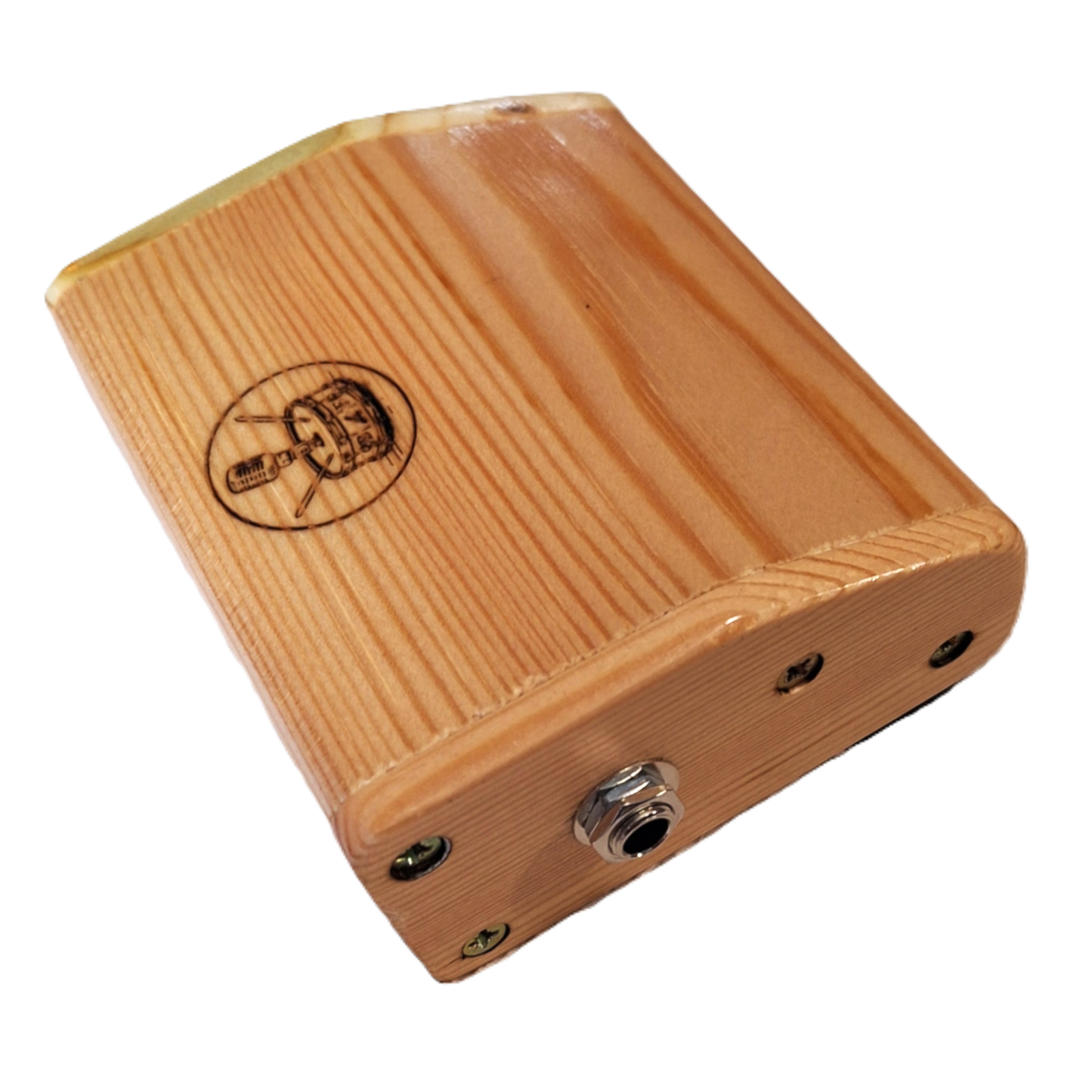 Rhyth-Mic M4a compact pinewood percussion stompbox Microphonic.