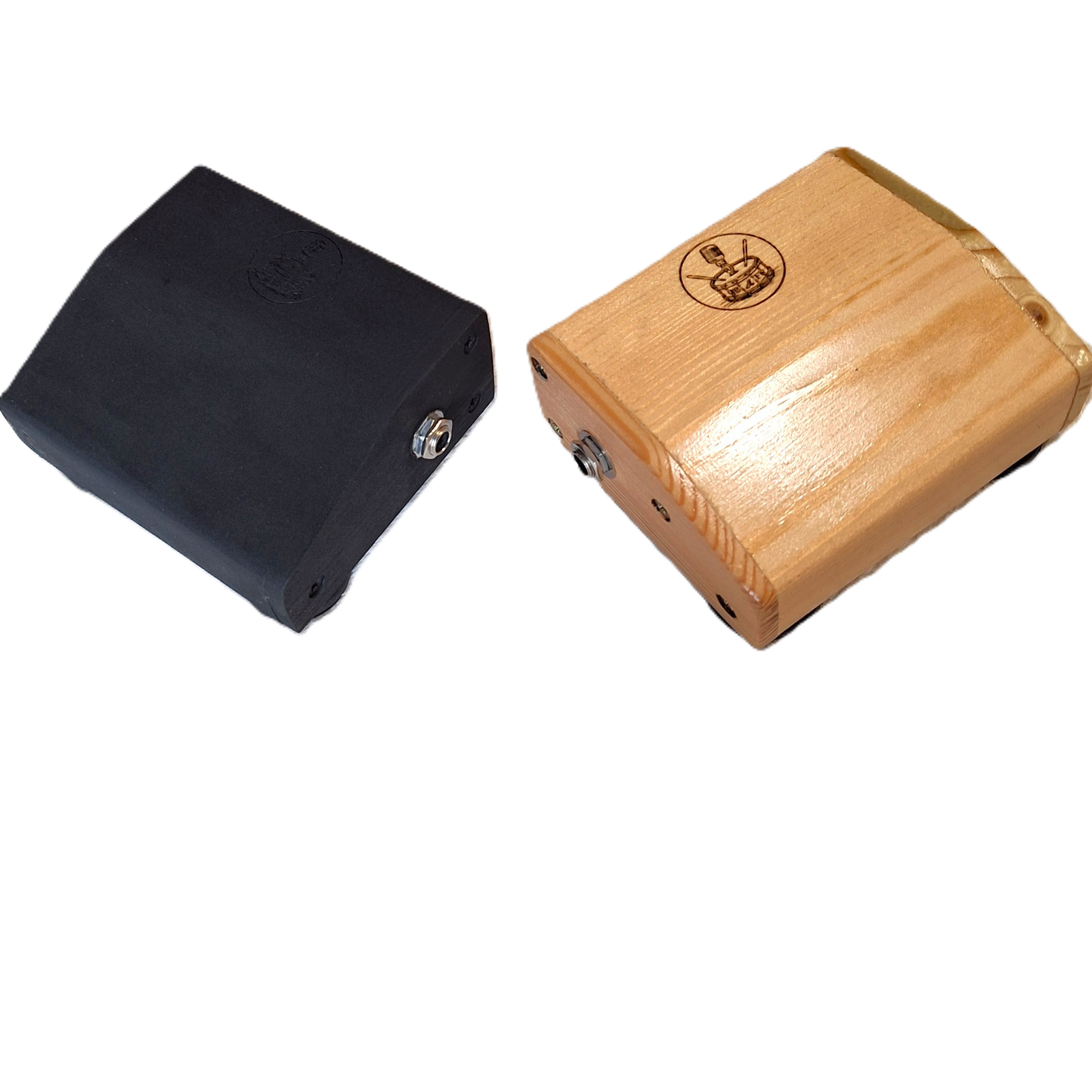 Rhyth-Mic M4a compact pinewood percussion stompbox Microphonic.