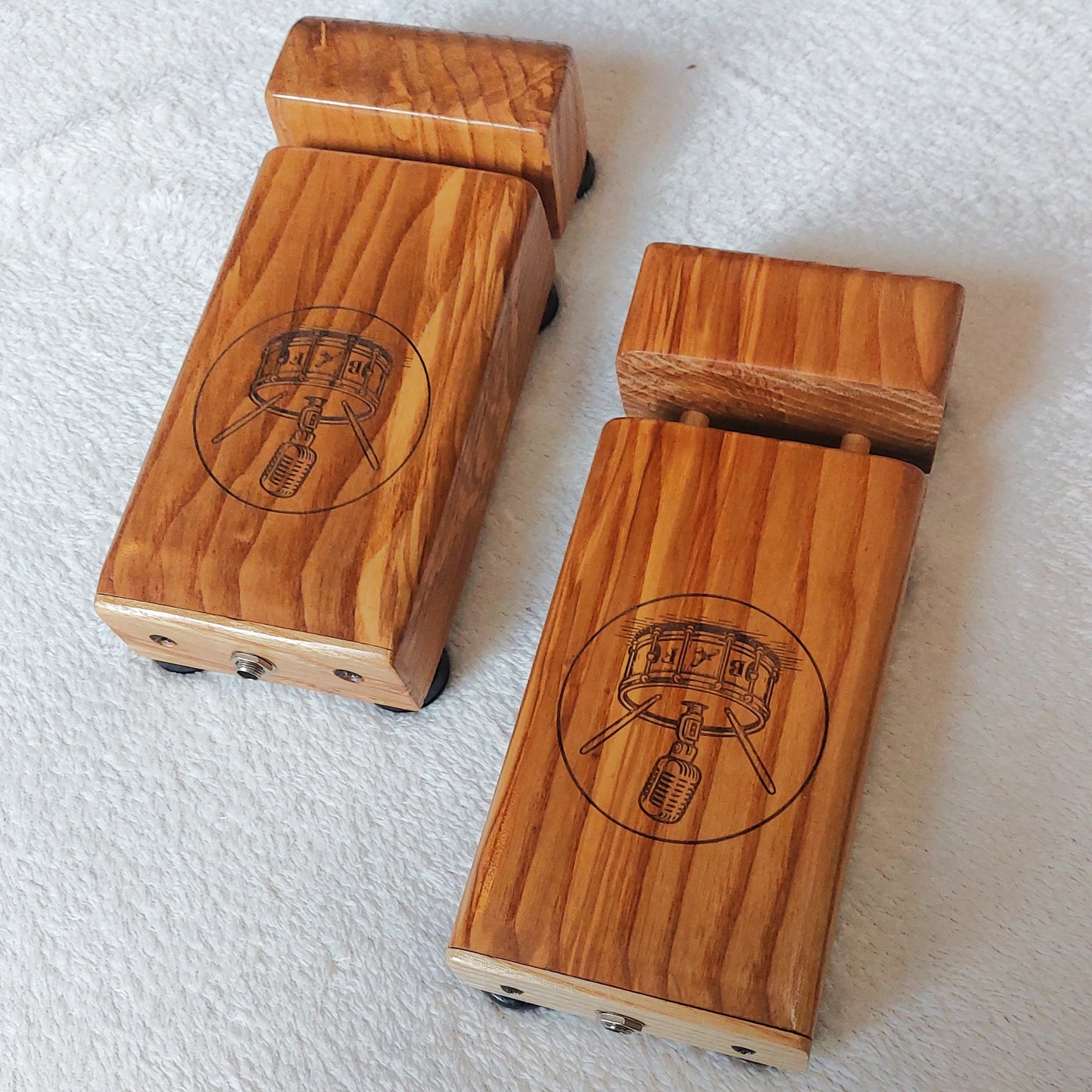 The M5 Full size solid wood percussion stomp box