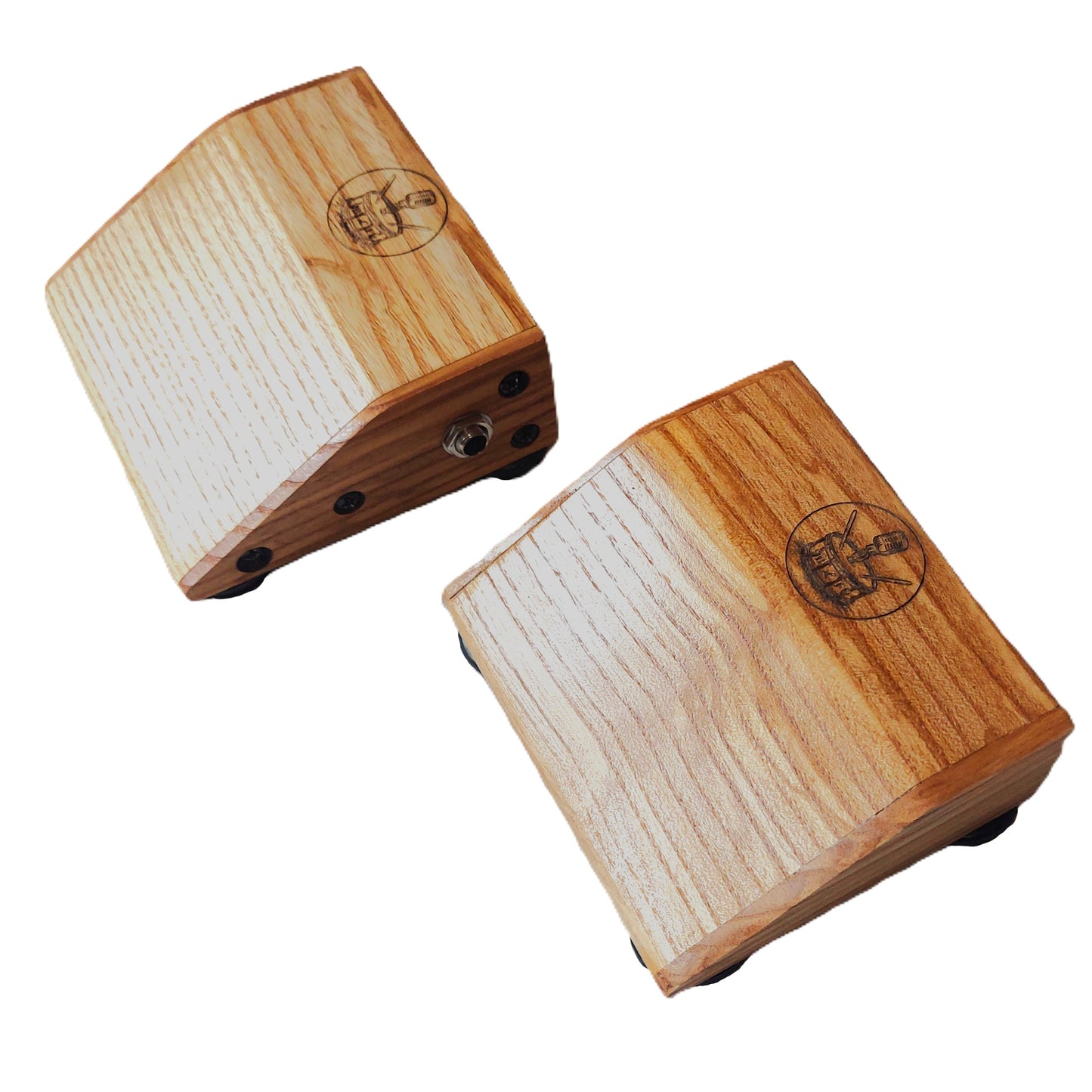 The Rhyth-Mic M4 compact sold wood percussion stompbox Microphonic.