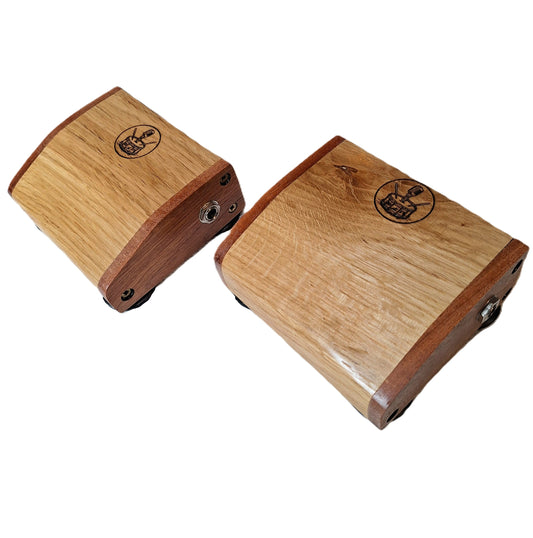 Rhyth-Mic M4 Professional Wooden Percussion Stomp Box for Live Performance and Recording