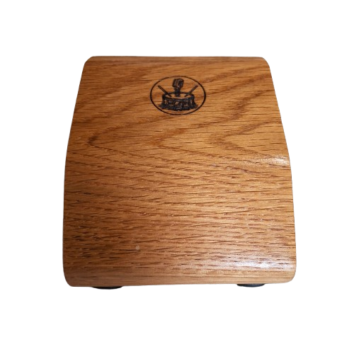 Professional Wooden Percussion Stomp Box Rhyth-Mic M5 ft preamp and blender