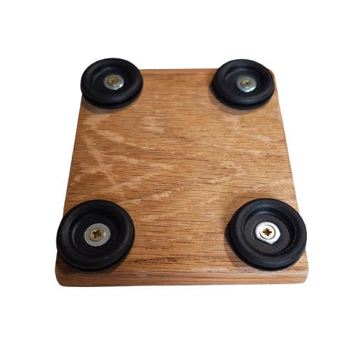 Professional Wooden Percussion Stomp Box Rhyth-Mic M5 ft preamp and blender