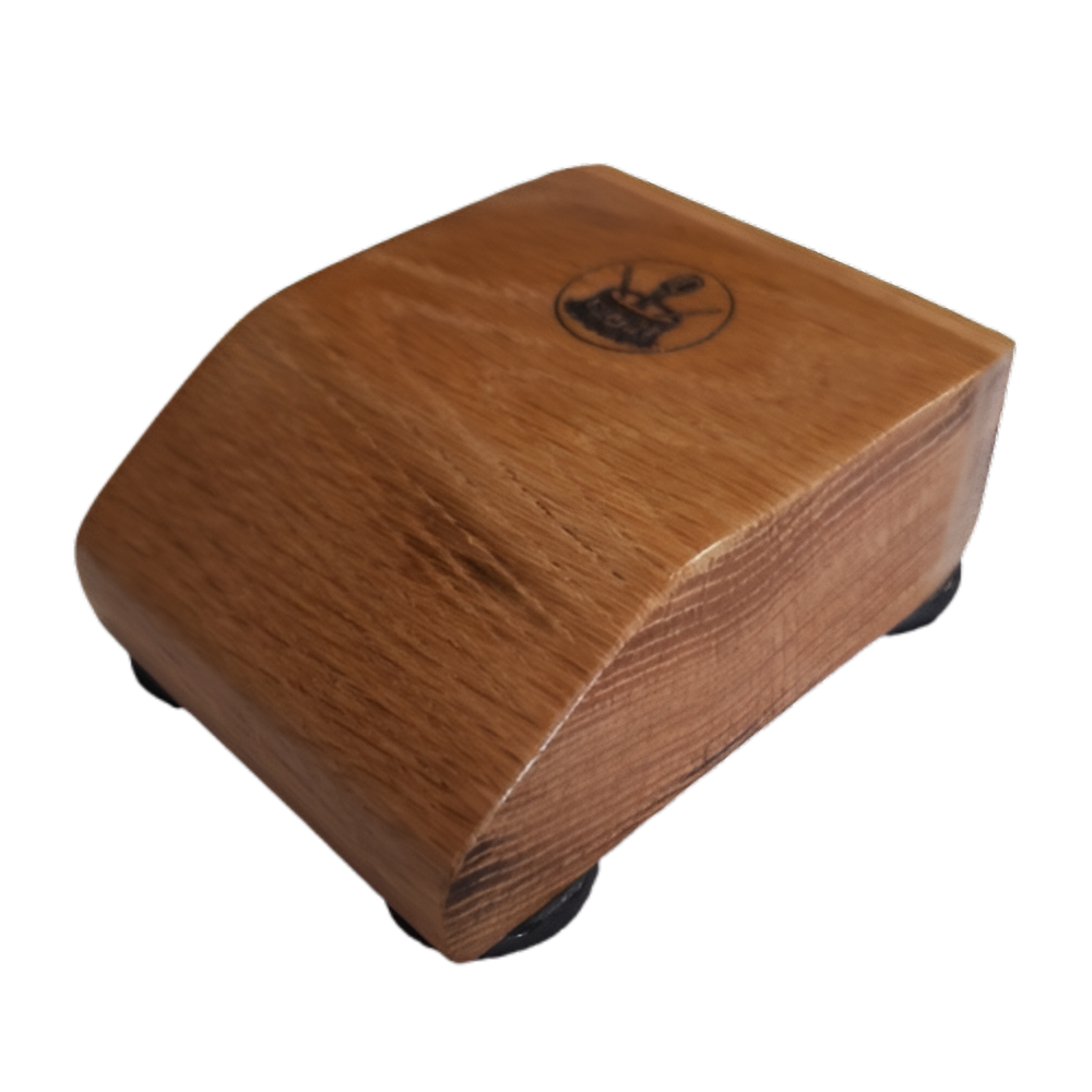 Professional Wooden Percussion Stomp Box Rhyth-Mic M5 ft preamp and blender