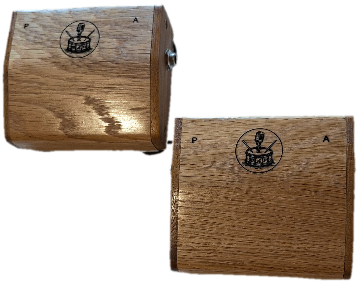 Rhyth-Mic M4i Professional Wooden Percussion Stomp Box Mixer for Live Performance and Recording