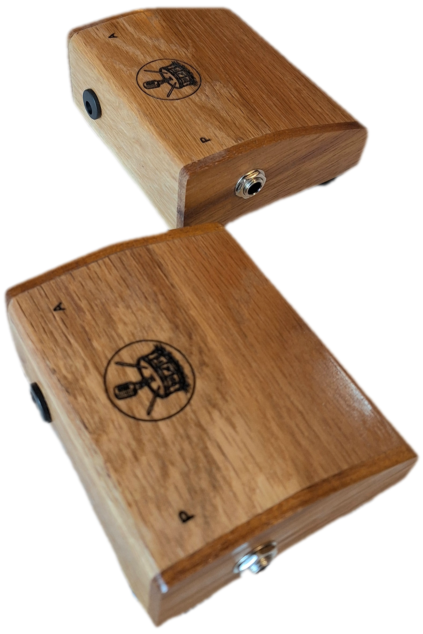 Rhyth-Mic M4i Professional Wooden Percussion Stomp Box Mixer for Live Performance and Recording