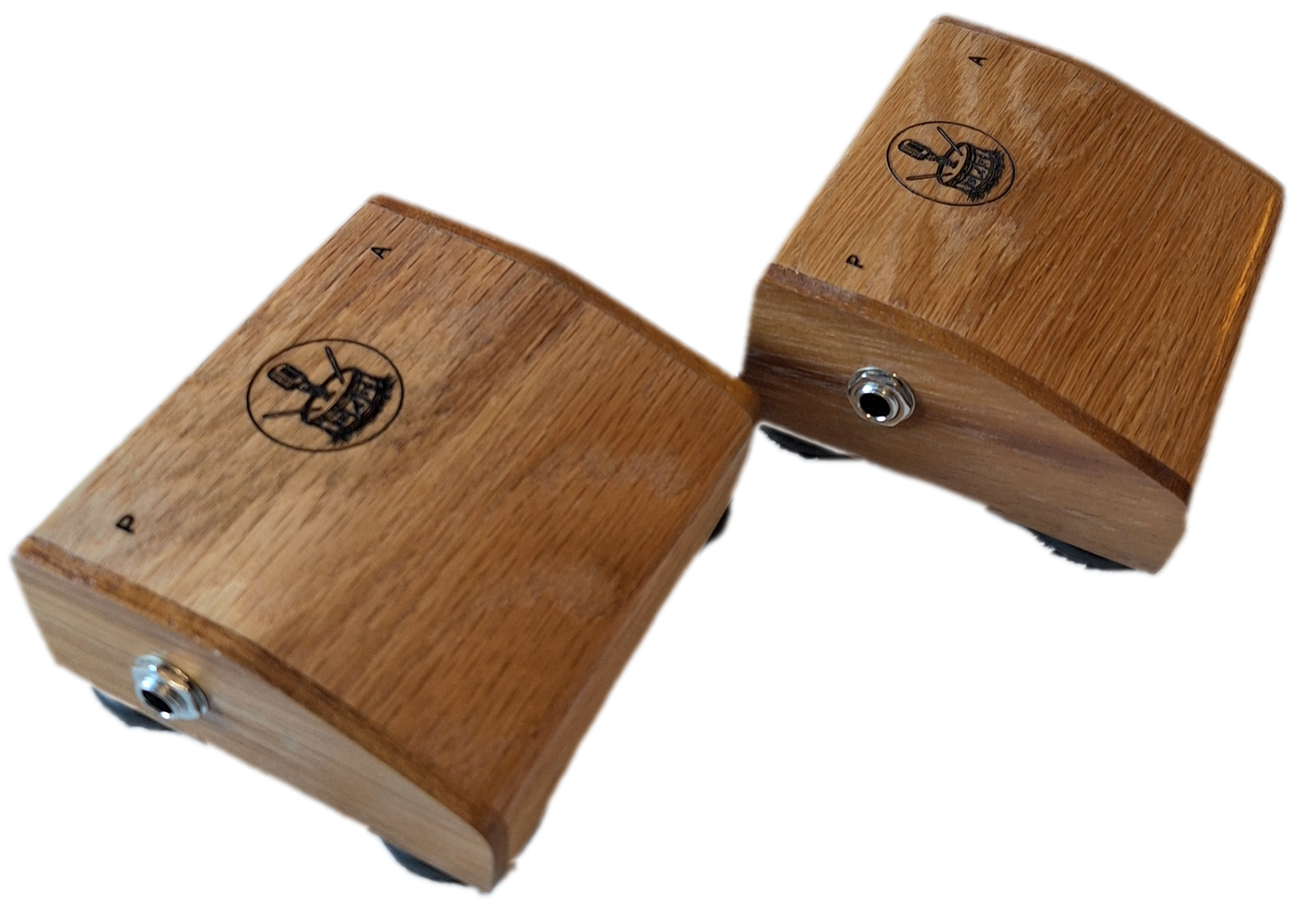 Rhyth-Mic M4i Professional Wooden Percussion Stomp Box Mixer for Live Performance and Recording