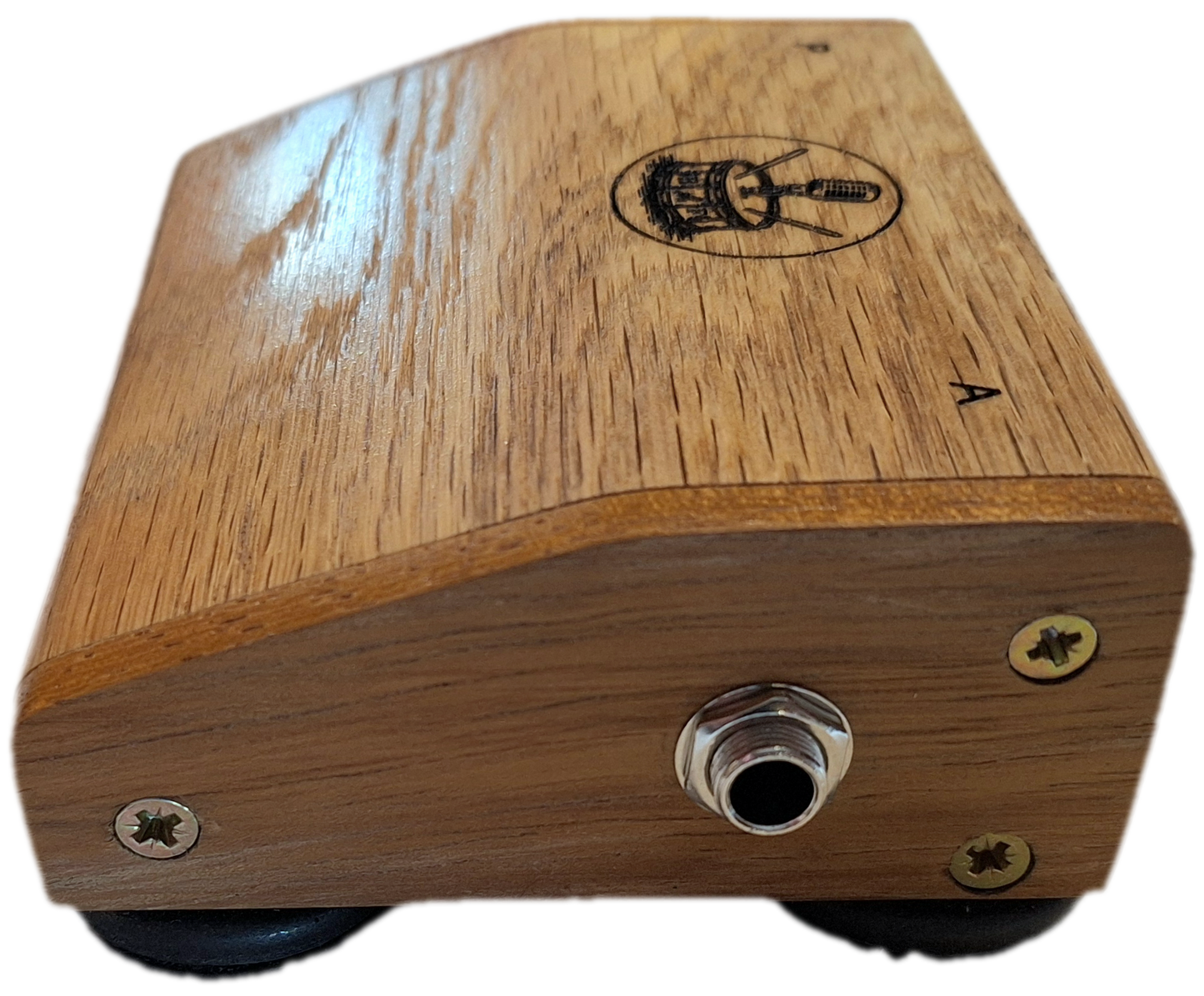 Rhyth-Mic M4i Professional Wooden Percussion Stomp Box Mixer for Live Performance and Recording