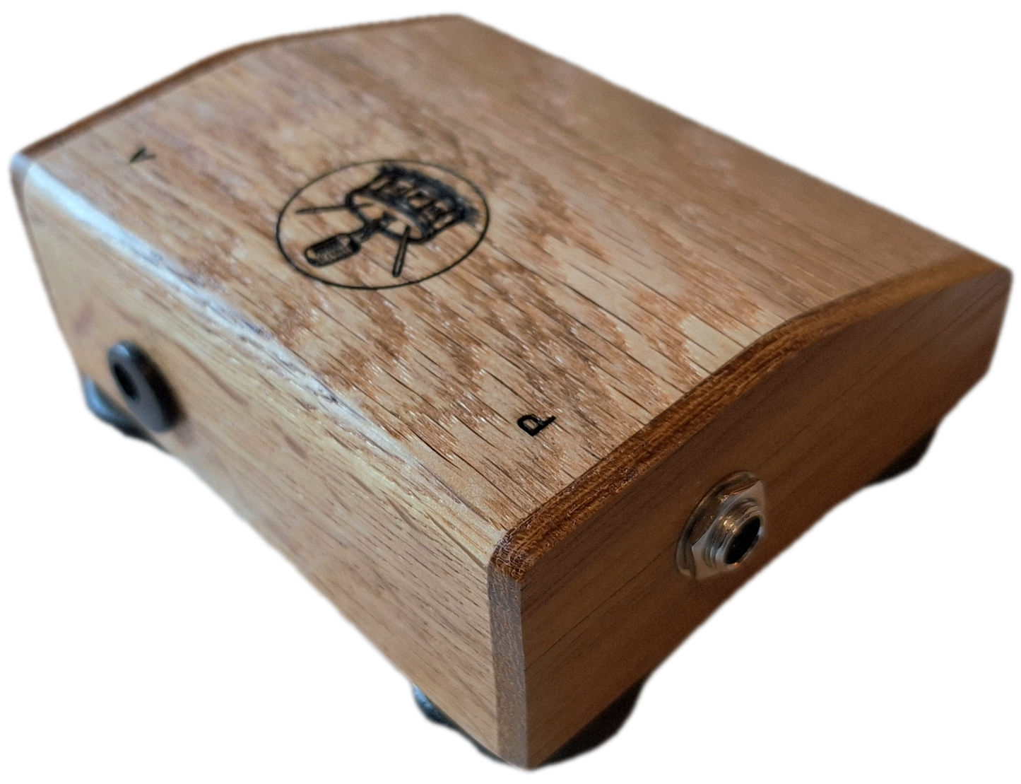 Rhyth-Mic M4i Professional Wooden Percussion Stomp Box Mixer for Live Performance and Recording