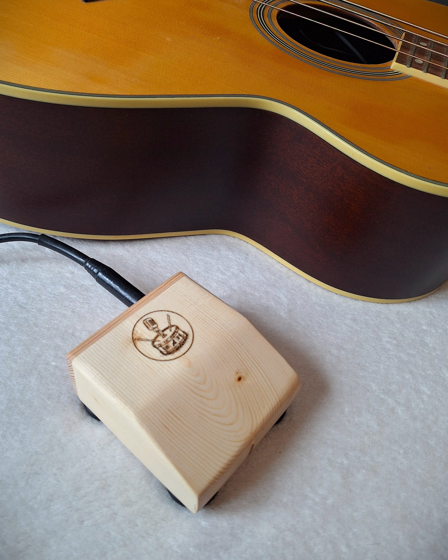 Rhyth-Mic Set Range. S1 Stompbox Snap Snare Percussion Foot-drum, Cajon Solid Wood.