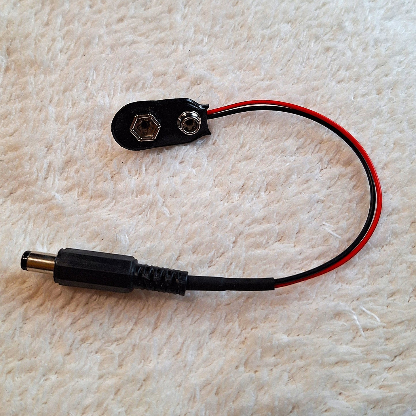 9v Center Pin Negative Battery Power Lead