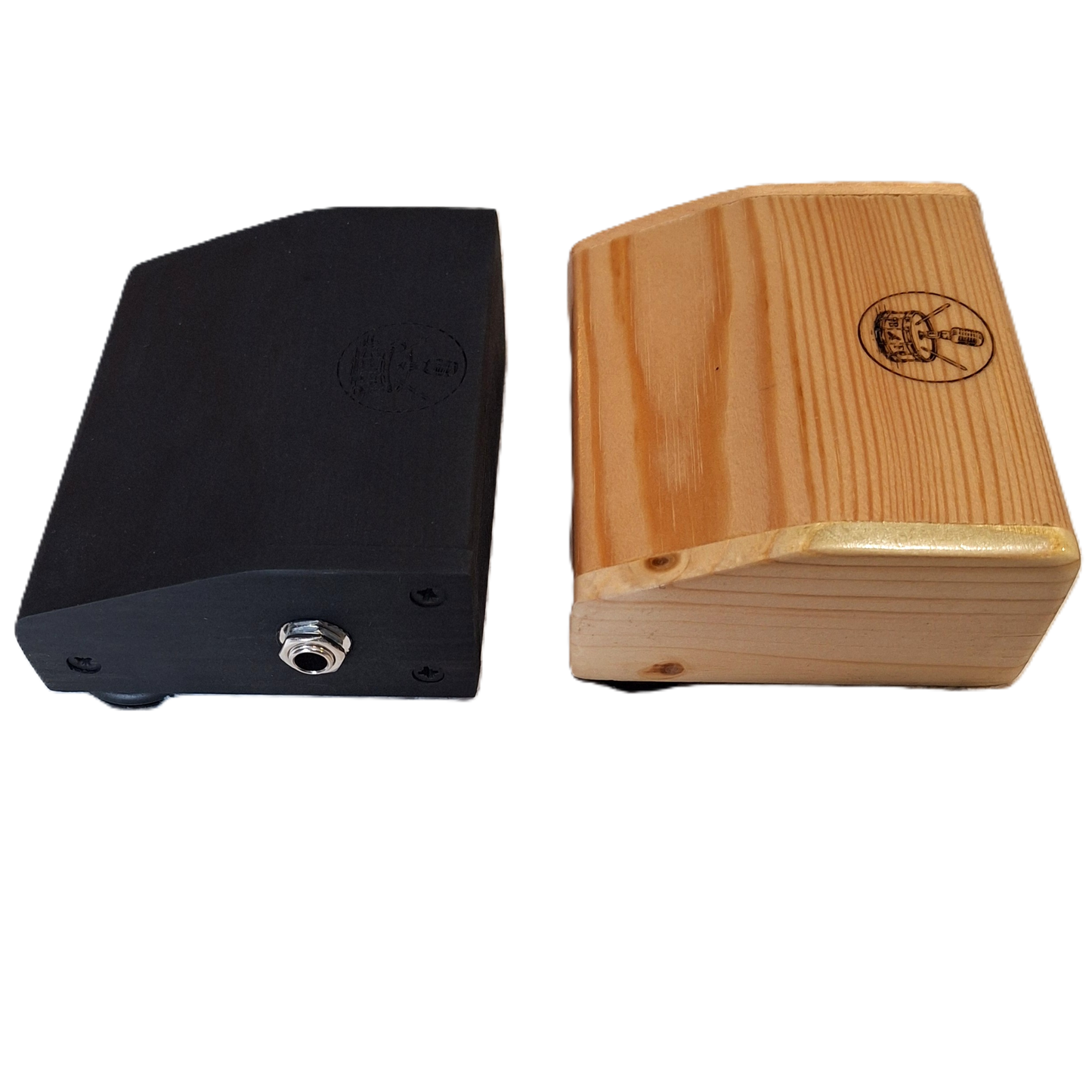 Rhyth-Mic M4a compact pinewood percussion stompbox Microphonic.